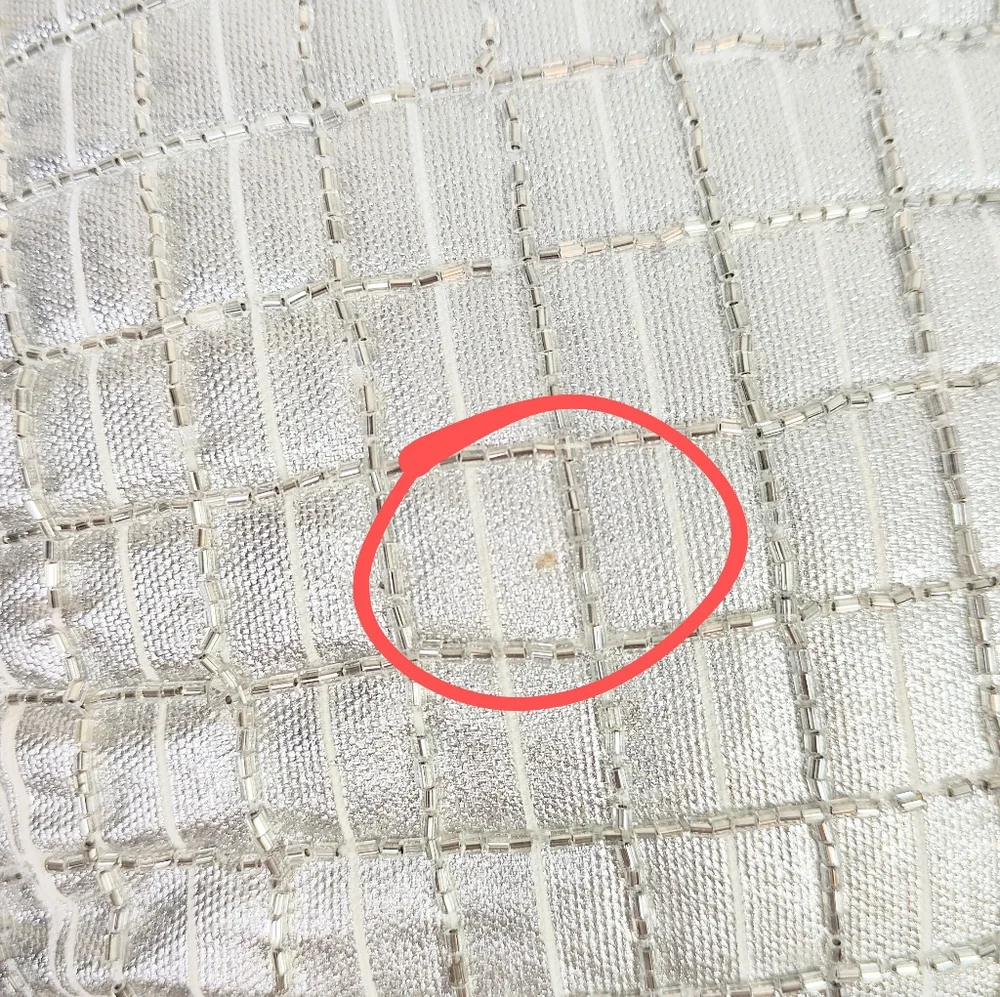 Elie Tahari Round Beaded Ball Pillow Disco 10